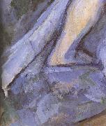 Detail of  Portrait of bather Paul Cezanne
